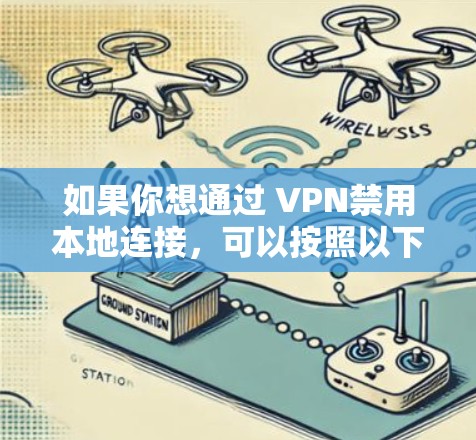 如果你想通过 VPN禁用本地连接，可以按照以下步骤操作