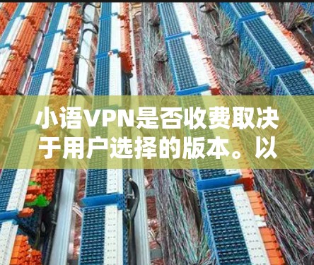 小语VPN是否收费取决于用户选择的版本。以下是详细的信息 小语VPN是否收费取决于用户选择的版本。以下是详细的信息
