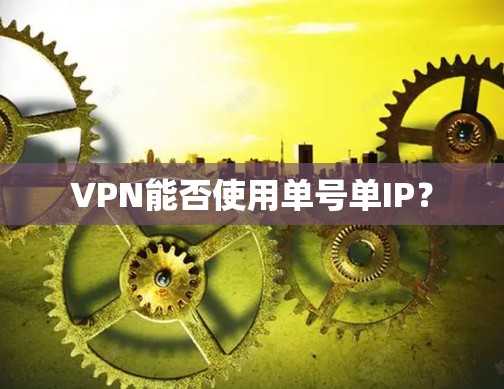 VPN能否使用单号单IP？