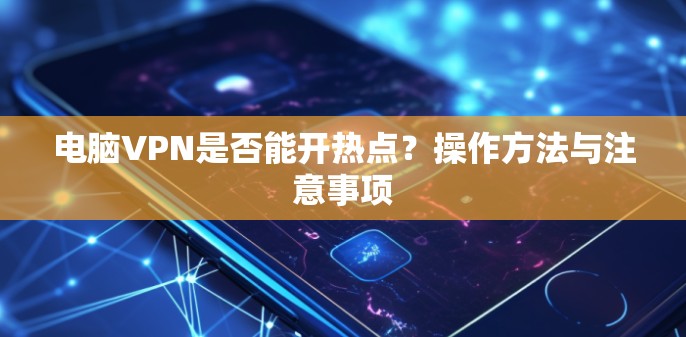 电脑VPN是否能开热点？操作方法与注意事项