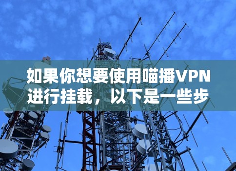 如果你想要使用喵播VPN进行挂载,以下是一些步骤说明 如果你想要使用喵播VPN进行挂载,以下是一些步骤说明