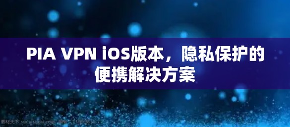 PIA VPN iOS版本，隐私保护的便携解决方案