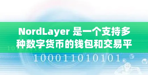 NordLayer 是一个支持多种数字货币的钱包和交易平台,用户可以通过它管理和交易比特币、以太坊等多种加密货币。以下是 NordLayer 的基本使用教程 NordLayer 是一个支持多种数字货币的钱包和交易平台,用户可以通过它管理和交易比特币、以太坊等多种加密货币。以下是 NordLayer 的基本使用教程