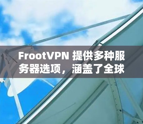 FrootVPN 提供多种服务器选项，涵盖了全球的多个地区。以下是一些常见的服务器选择建议
